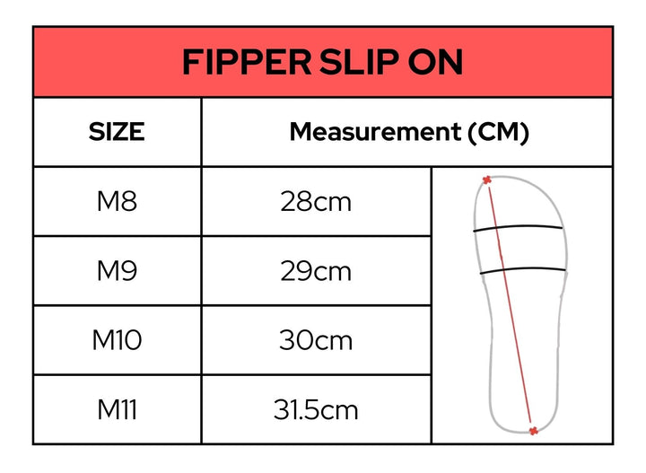 FIPPER SLIP ONS -Unisex