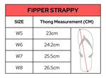 Load image into Gallery viewer, Fipper Strappy Natural Rubber Thongs-Womens
