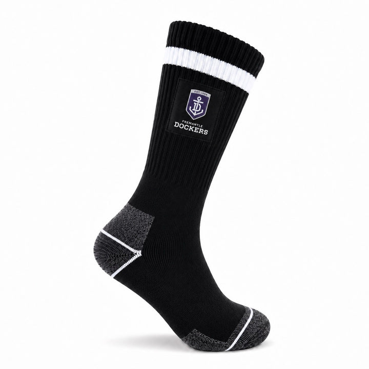 AFL Fremantle Dockers 2pk Heavy Duty Work Sock