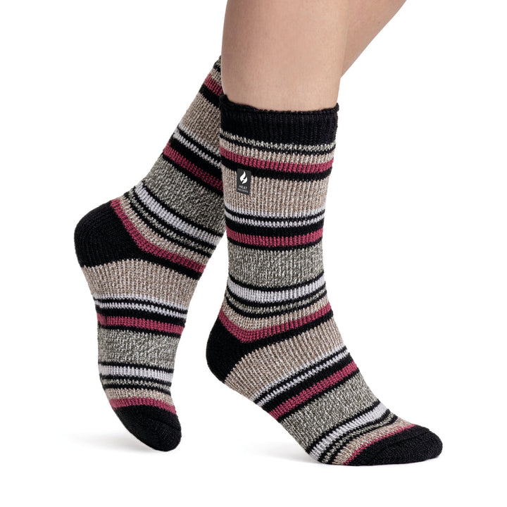 HEAT HOLDERS Original Thermal Twist Sock-Womens