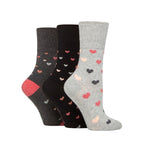 Load image into Gallery viewer, GENTLE GRIP 3Pk Crew Socks - Prints - Womens 4-8
