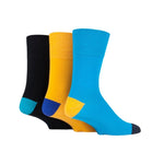 Load image into Gallery viewer, GENTLE GRIP 3Pk Business Socks - Colour Burst - Men&#39;s 6-11
