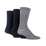 Load image into Gallery viewer, GENTLE GRIP 3Pk Plain Business Socks - Men&#39;s
