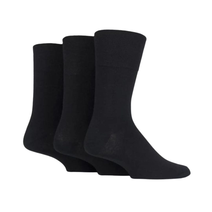 IOMI FOOTNURSE 3Pk Gentle Grip Diabetic Socks-Mens