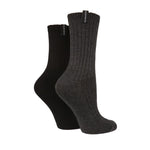 Load image into Gallery viewer, GLENMUIR 2PK BambooLightweigt Boot Sock - Womens 4-8
