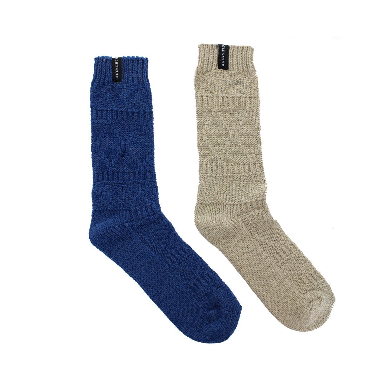 GLENMUIR 2PK Merino Wool Blend Boot Socks- Mens 7-11