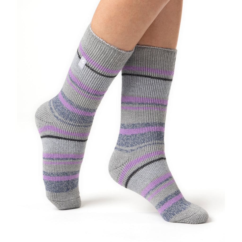 HEAT HOLDERS Original Thermal Twist Sock-Womens