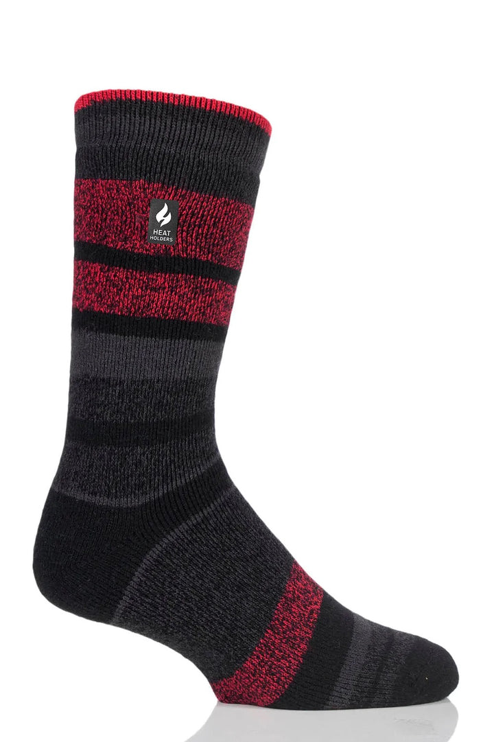 HEAT HOLDERS Lite Twist Striped Thermal Sock - Men's