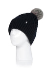 Load image into Gallery viewer, HEAT HOLDERS Solna Pom Pom Thermal Beanie -Womens
