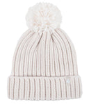 Load image into Gallery viewer, HEAT HOLDERS Kids Rockies Ribbed Thermal Beanie with Pom Pom- Unisex 7-10 Years
