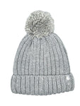 Load image into Gallery viewer, HEAT HOLDERS Kids Rockies Ribbed Thermal Beanie with Pom Pom- Unisex 7-10 Years
