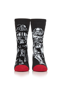 HEAT HOLDERS Lite Licensed Star Wars Character Socks-Darth Vader and Storm Trooper-KIDS