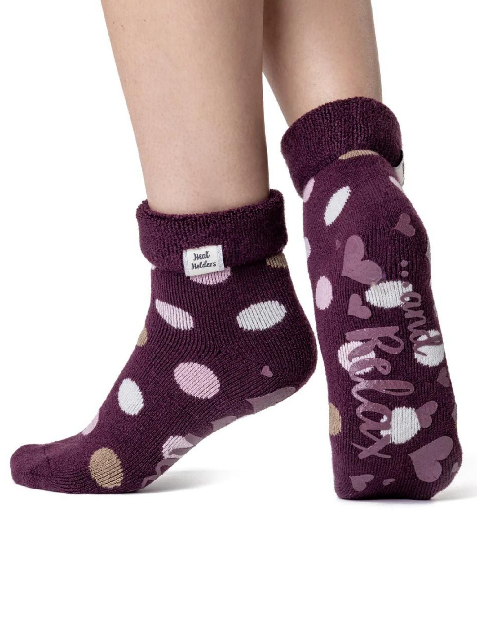 HEAT HOLDERS Thermal LITE Lounge Slipper Socks - Women's