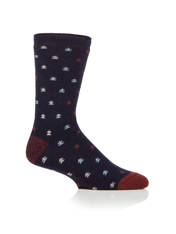 HEAT HOLDERS Lite Twist Patterned Thermal Sock - Men's