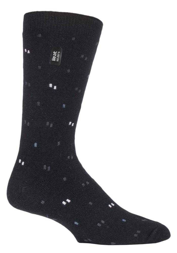 HEAT HOLDERS Ultimate Ultra Lite Thermal Socks - Men's Suits Pattern