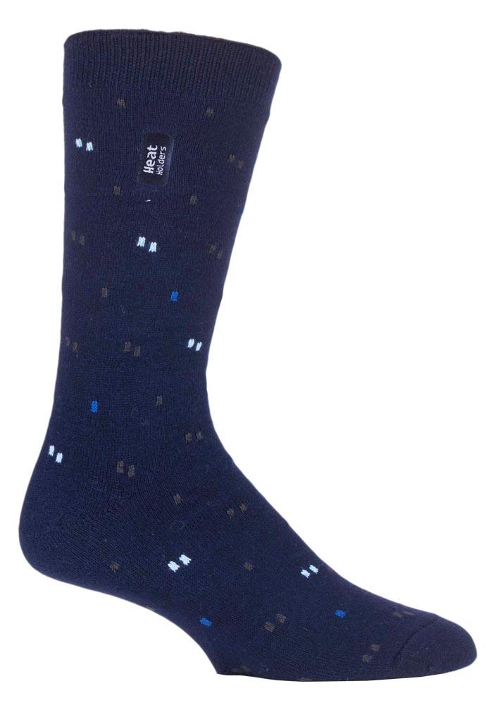 HEAT HOLDERS Ultra Lite Thermal Socks - Men's Suits Pattern