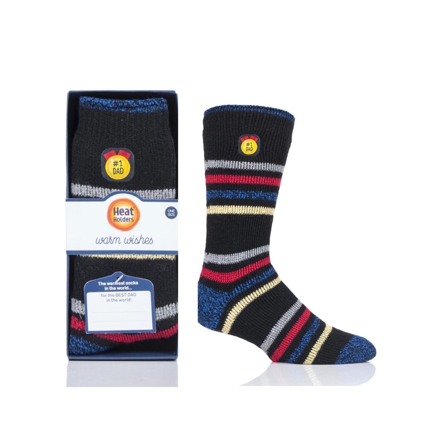 HEAT HOLDERS Fathers Day Gift Boxed Original Thermal Socks- Mens 6-11