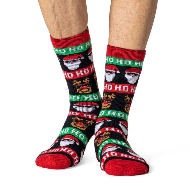 HEAT HOLDERS Lite Christmas Socks - Mens 6-11