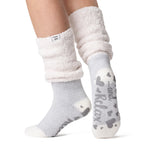 Load image into Gallery viewer, HEAT HOLDERS Lounge Slipper Socks With Comfy Slouch Top - Women's
