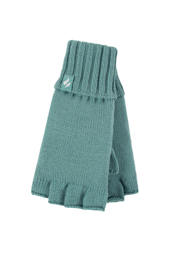 HEAT HOLDERS Fingerless Thermal Gloves-Womens