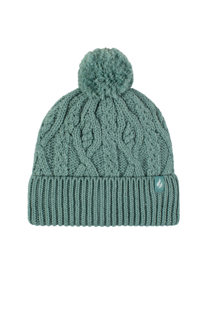 HEAT HOLDERS Ladies Salzburg Plain Thermal Turn-over Beanie