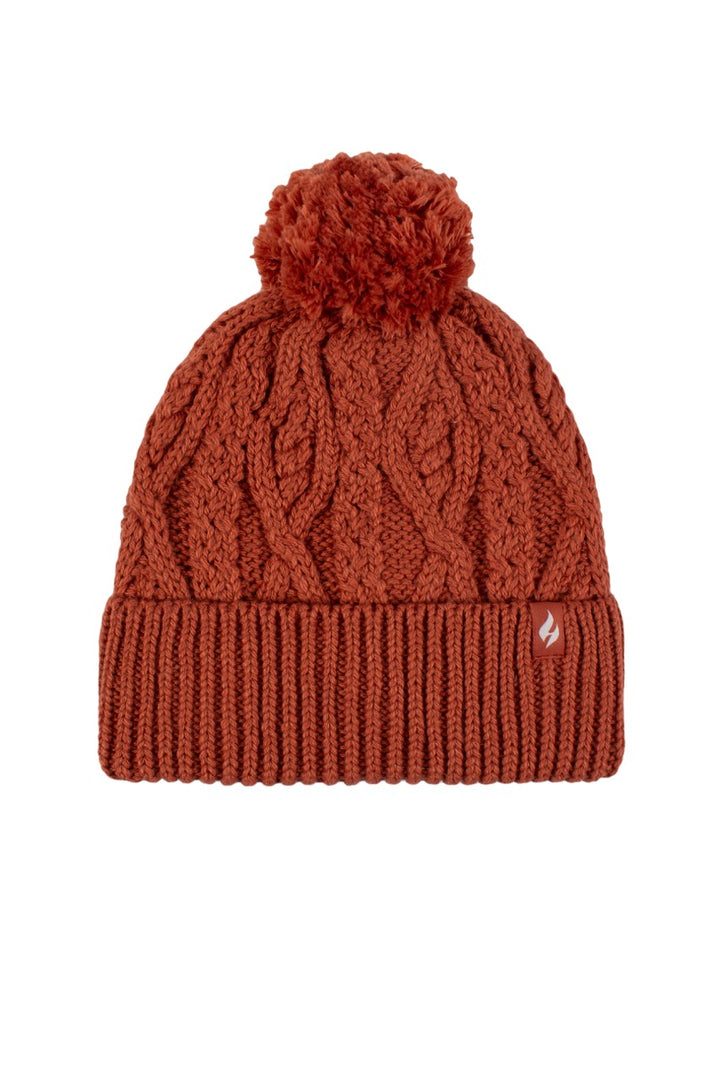 HEAT HOLDERS Ladies Salzburg Plain Thermal Turn-over Beanie