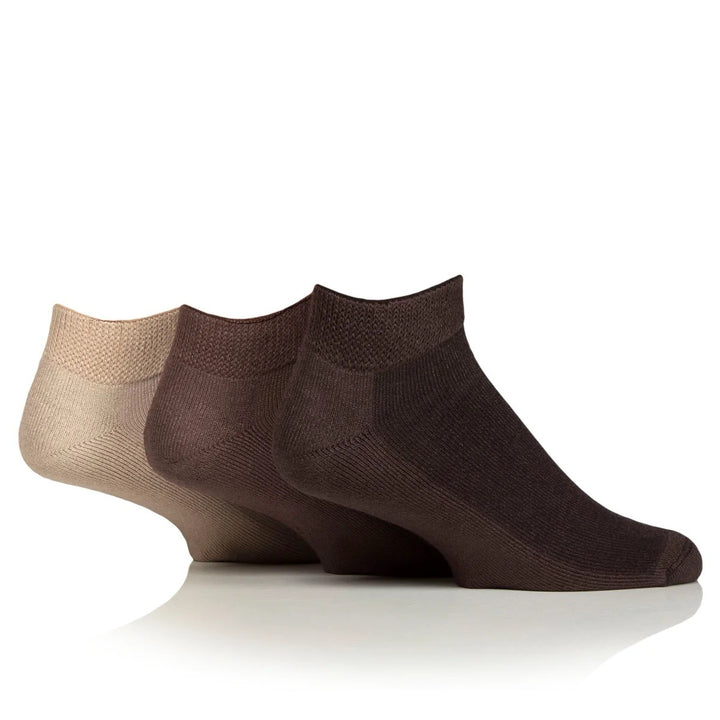 IOMI FOOTNURSE 3Pk Bamboo Diabetic Cushion Foot Trainer Socks