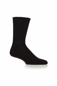 IOMI FOOTNURSE 3Pk Cushion Foot Diabetic Socks with Non-Slip Grip
