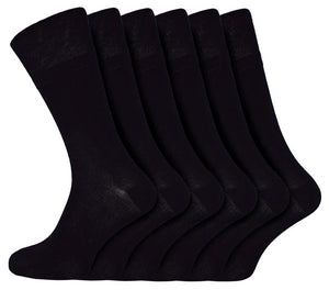 IOMI FootNurse Gentle Grip 6PK Bamboo Diabetic Socks - Men's