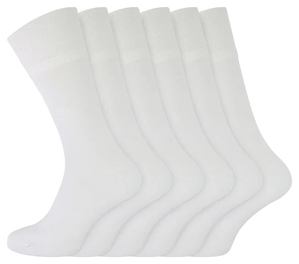 IOMI FootNurse Gentle Grip 6PK Bamboo Diabetic Socks - Men's