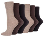Load image into Gallery viewer, IOMI FootNurse Gentle Grip 6PK Bamboo Diabetic Socks - Women's
