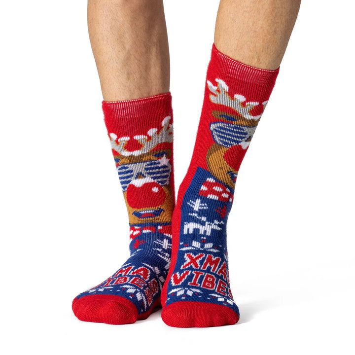 HEAT HOLDERS Lite Christmas Socks - Mens 6-11