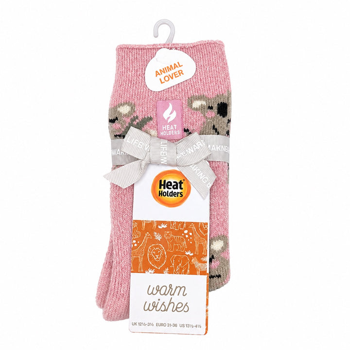 HEAT HOLDERS Warm Wishes Animal Lite Thermal Socks - kids