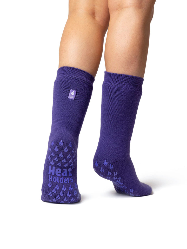 IOMI Footnurse Heat Holders Raynauds Thermal Dual Layer Slipper Socks- Womens