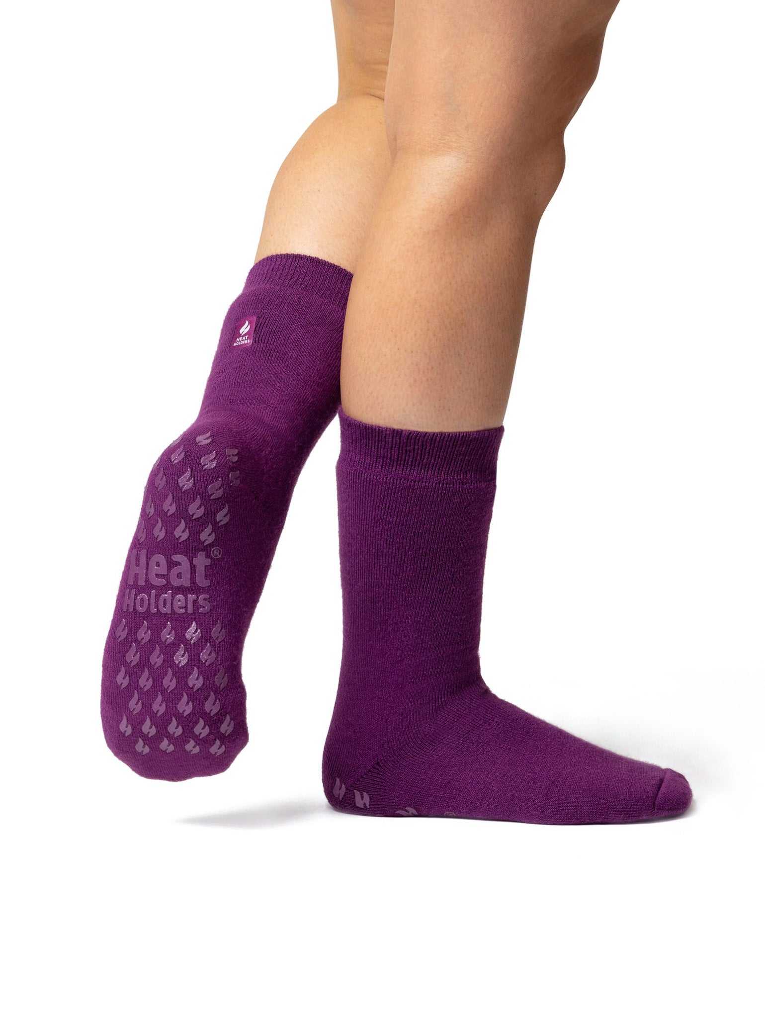 IOMI Footnurse Heat Holders Raynauds Thermal Dual Layer Slipper Socks- Womens