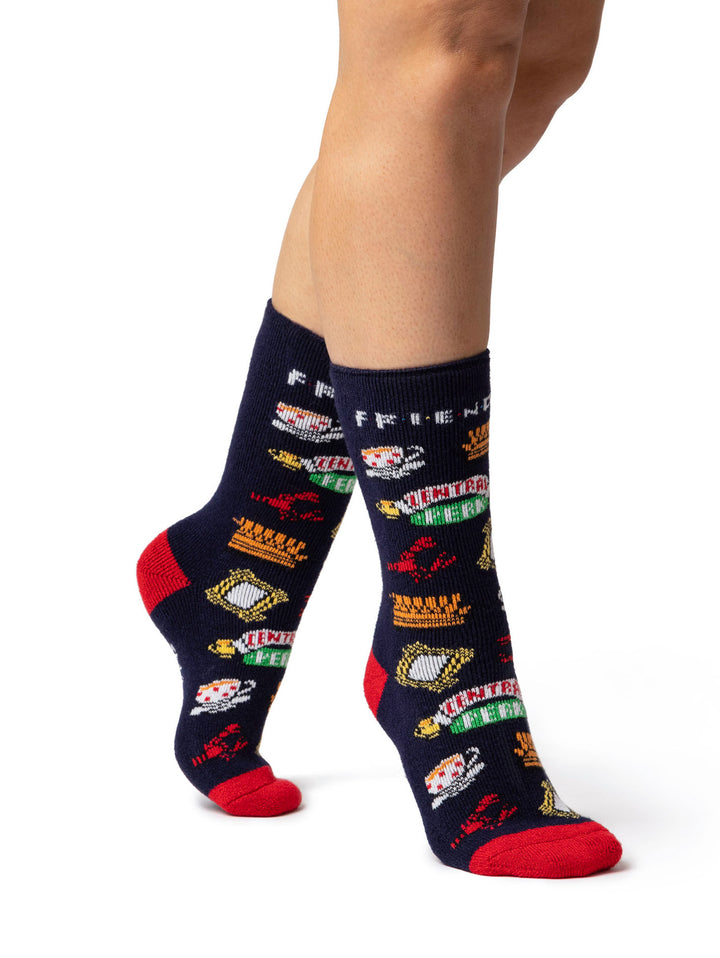 HEAT HOLDERS Lite Licensed Friends Character Socks-Womens 4-8