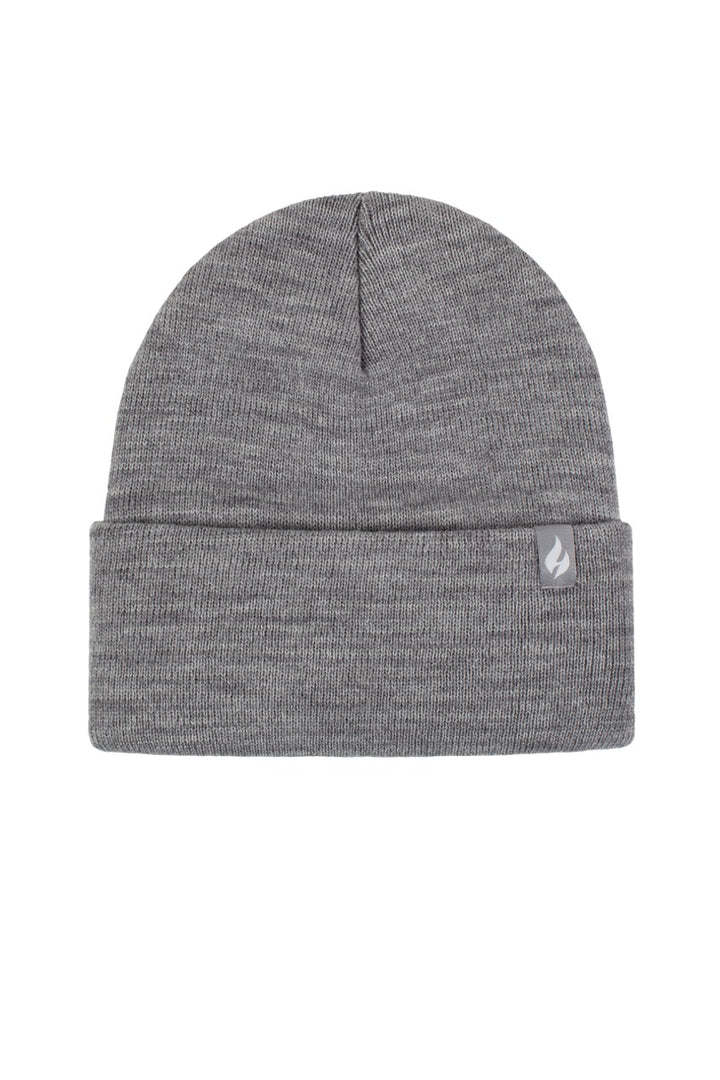 HEAT HOLDERS Unisex Maple Lite Half-Lined Flat Knit Thermal Turn-Over Beanie