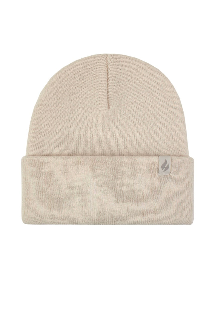 HEAT HOLDERS Unisex Maple Lite Half-Lined Flat Knit Thermal Turn-Over Beanie