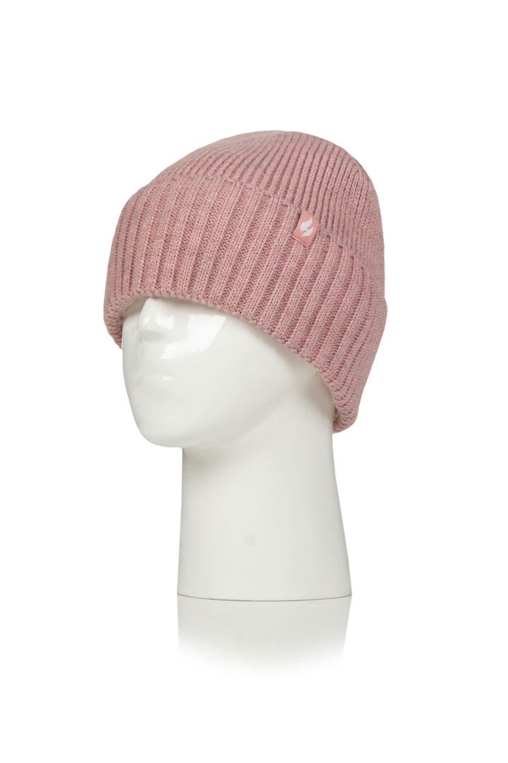 HEAT HOLDERS Unisex Ashwood Lite Half-Lined Ribbed Thermal Turn-Over Beanie