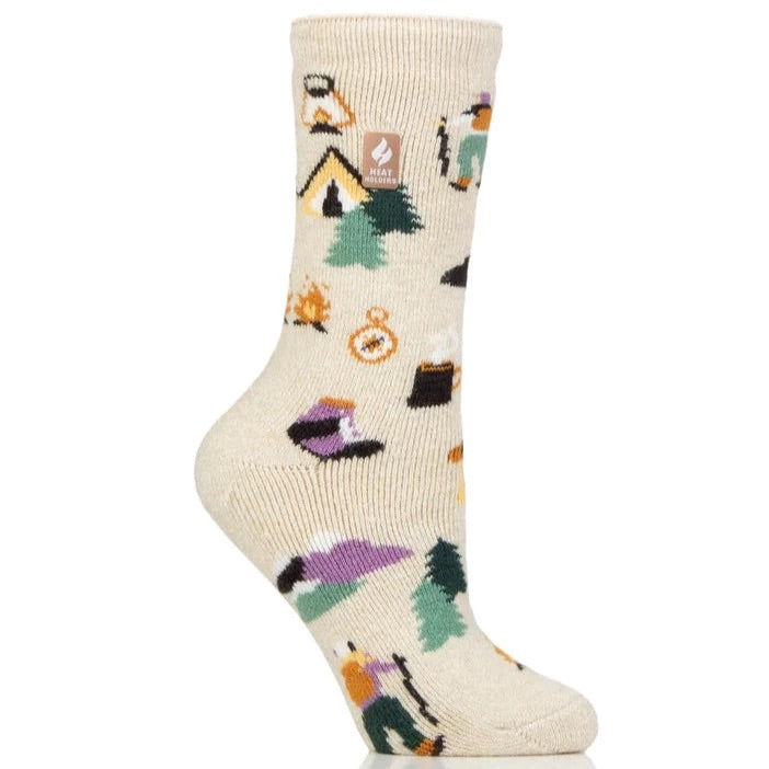 Heat Holders Warm Wishes Hobby Womens Lite Sock - WALKING