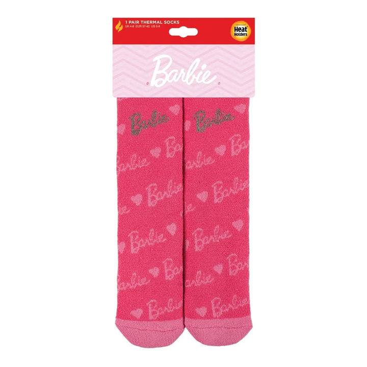 HEAT HOLDERS 1PK Licensed Lite Thermal Barbie Socks - Womens