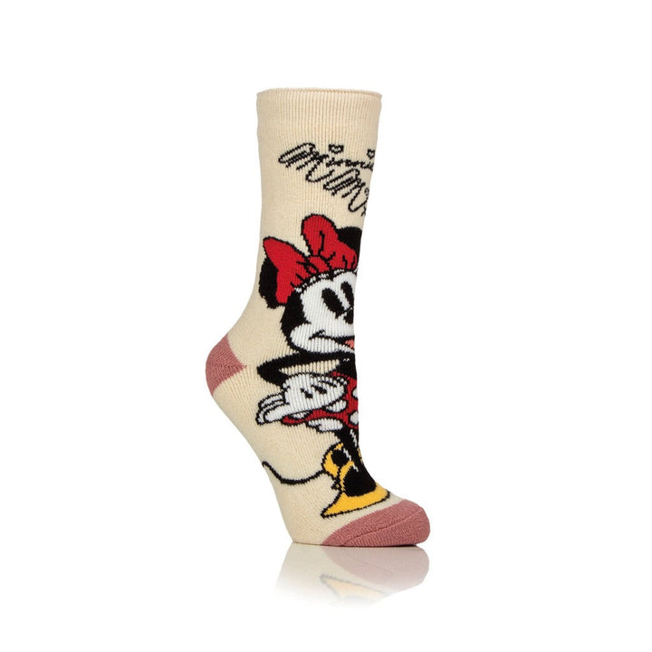 HEAT HOLDERS 1PK Licensed Lite Thermal Minnie Mouse Socks - Womens