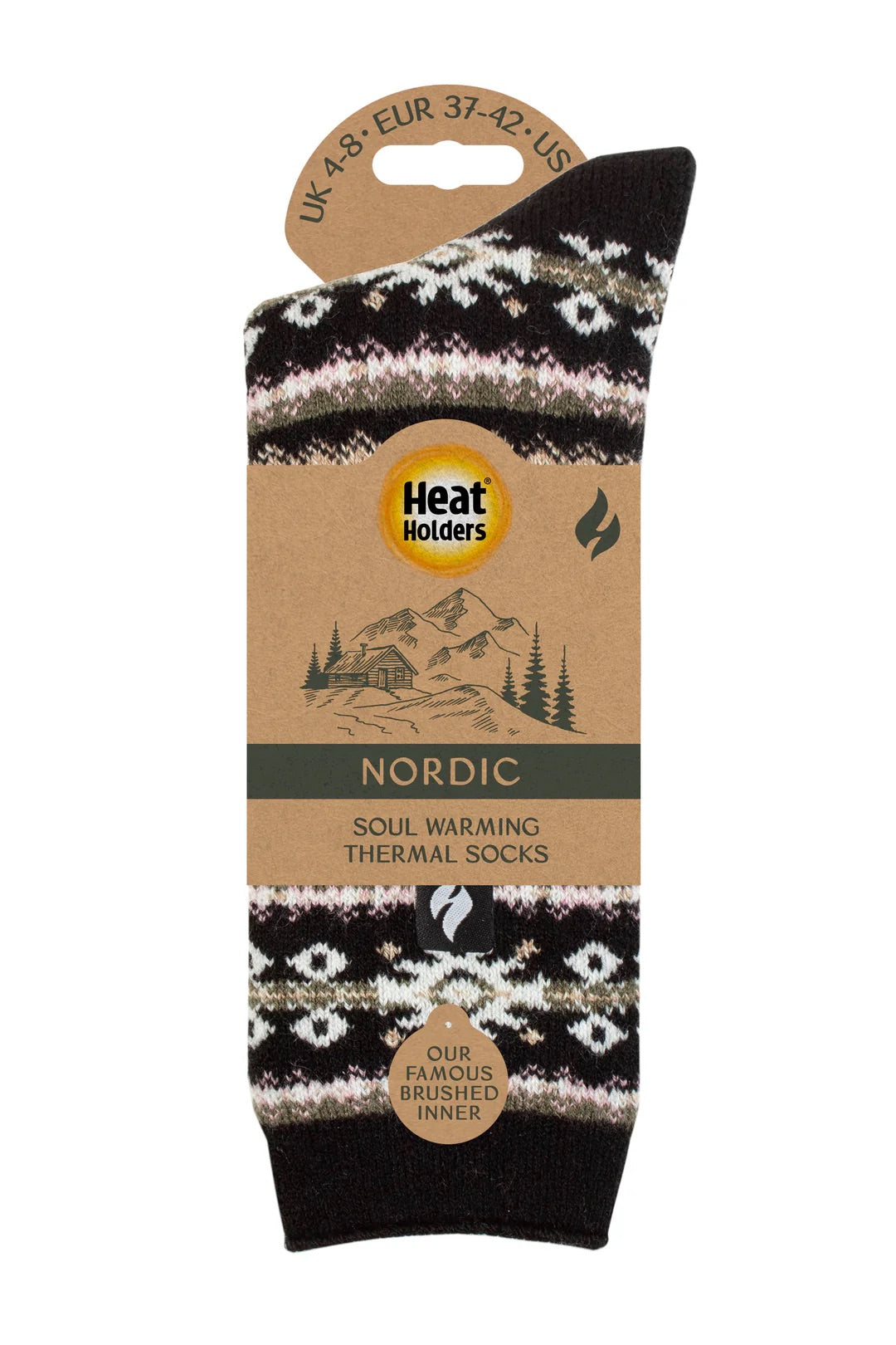 HEAT HOLDERS Lite Nordic Twist Thermal Socks - Women's