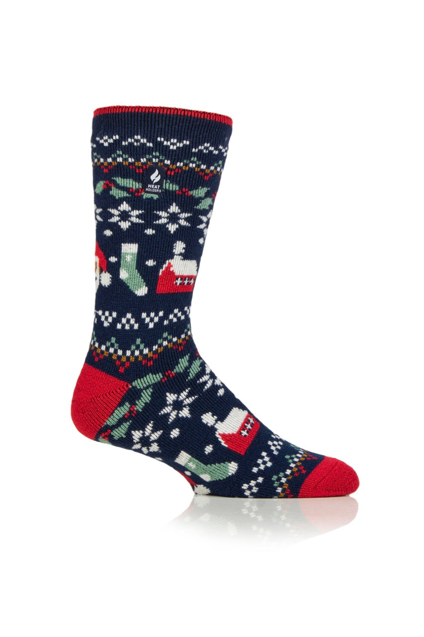 HEAT HOLDERS Lite Christmas Socks - Mens 6-11