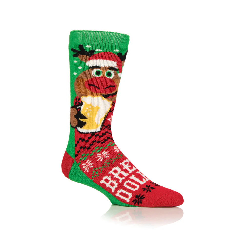 HEAT HOLDERS Lite Christmas Socks - Mens 6-11