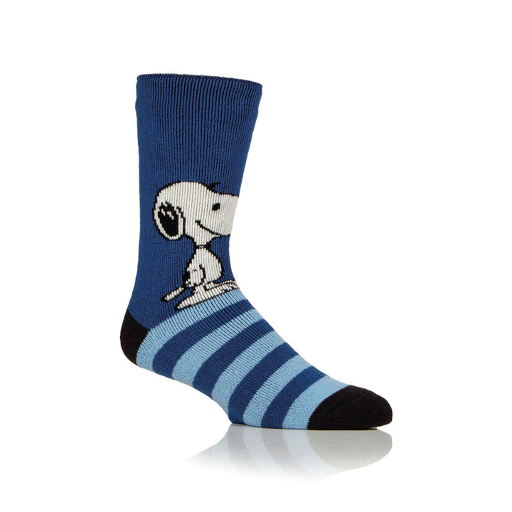 HEAT HOLDERS 1Pk Licensed Lite Thermal Peanuts Socks - Mens