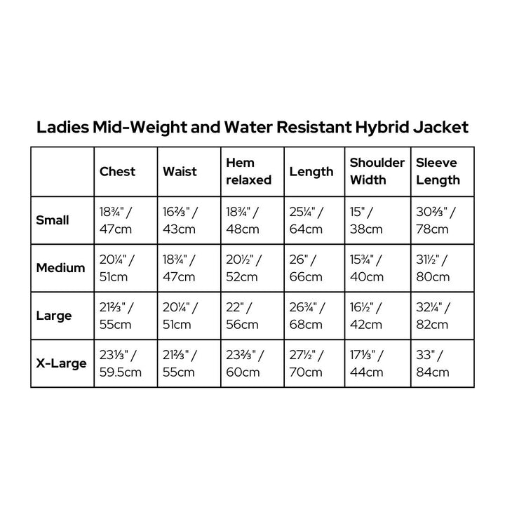 HEAT HOLDERS Womens Mid-Weight and Water Resistant Hybrid Jacket
