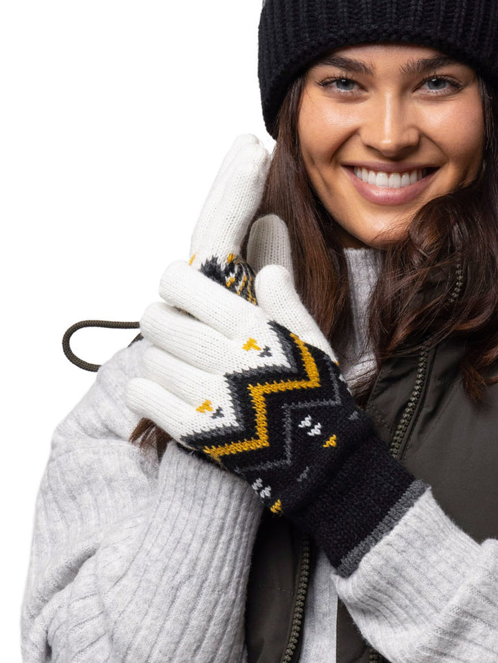 HEAT HOLDERS Lodore Zig Zag Gloves- Womens