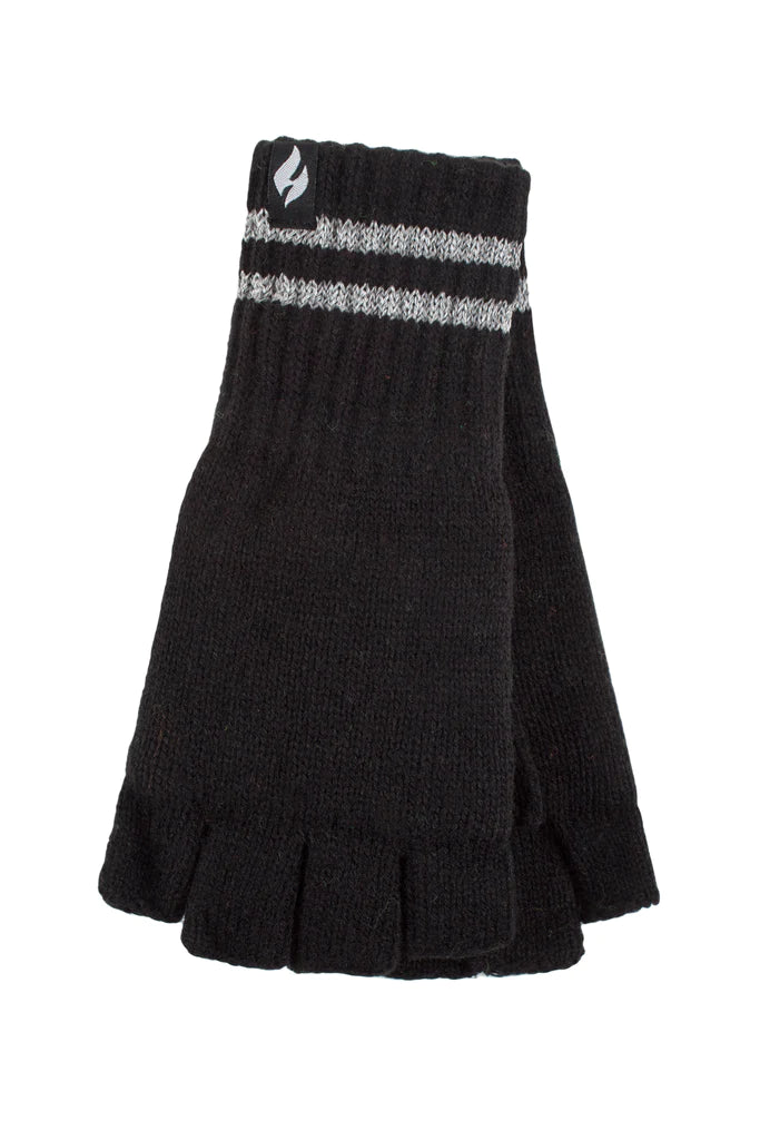 HEAT HOLDERS WorkForce Fingerless Thermal Gloves with Reflective Stripe