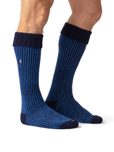 HEAT HOLDERS Ribbed Cuff Boot Socks- Mens 6-11